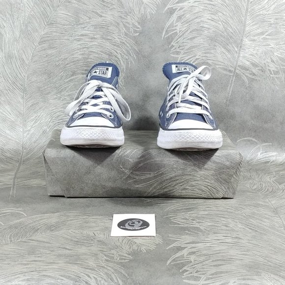 Converse All Star Women's Size 9 Navy Blue Canvas Lace Up Sneakers - Picture 5 of 9